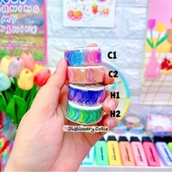 Heart/Circle Tape Sticker