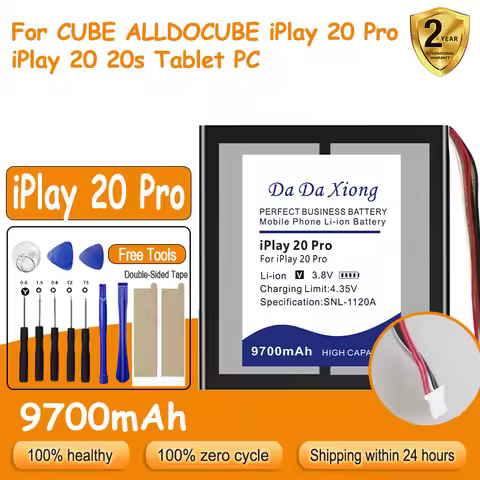 2026 Brand-New iPlay20Pro 9700mAh Battery for ALLDOCUBE iPlay 20 Pro / iPlay 20 20s Tablet PC Batter