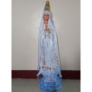 OUR LADY OF FATIMA 3 FEET & 2 Inches Made in Fiberglass