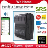 Bluetooth Mobile Thermal Receipt Printer 58mm Mini Printer SRS 69Topup Payhere POS Restaurant Barcode Label Printing