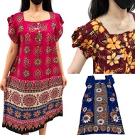 WOMEN BATIK DRESS NIGHTY/NIGHT DRESS/BAJU BATIK/BAJU BATIK DRESS/BATIK INDONESIA GOOD QUALITY READY 