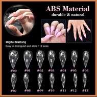 [WY2] 140pcs/box Short Curved Stiletto Nail Dual Form For Nail Extension Of 3D Cat's Claw Sculptural
