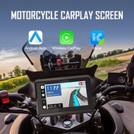 Q5S Motorcycle Wireless Apple Carplay Android Auto 5 Inch Screen Portable GPS Navigation Display IPX