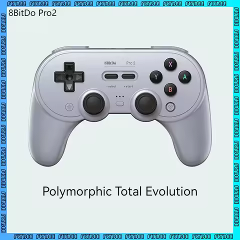8bitdo Pro2 Wireless Bluetooth Gamepad Wired Connection Hall Joystick Linear Trigger Vibration PC St