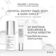 Crystal Secret Dark Spot &amp; Dark Circle Corrector (Serum + Eye Cream) with Alpha Arbutin Niacinamide Edelweiss Extract - Paket Perawatan Skincare
