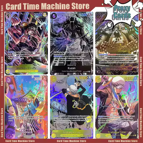 One Piece PROXY ONE PIECE Card Game Gol D-Roger Gold Super Parallel SEC/SP OP09-118 OPCG Character F