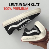 (100% Import) Vans Shoes Import Vans Oldskool Black White Og Ivory Old skool Premium Grade Ori