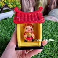 God of Wealth Temple (including large size call + 4.5cm God of Wealth statue) for good fortune