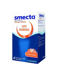 Smecta Anti-Diarrheals Sachet for Infants and Adults 12s/BOX [ORANGE VANILLA FLAVOUR][EXP-01/26]