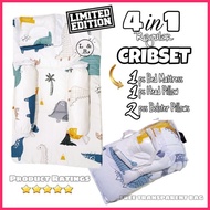 ℗ ◿ ◷ 4in1 Regular Cribset Baby mattress for newborn Infant Baby. BABY BED SET | Higaan ng baby | S