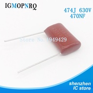 10PCS/Lot 470nF 474 630V CBB Polypropylene Film Capacitor Pitch 20mm 474 470nF 630V NEW
