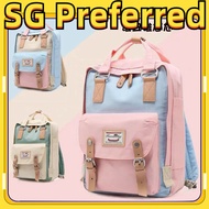 [SG stock Fast Shipping]19 Colors HK Doughnut Macaroon Classic 16L Backpack Classic School Bag Trave