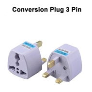 Universal 3 Pin Adapter Plug Europe Travel Converter Adaptor Socket 2 Pin Plug Adaptor