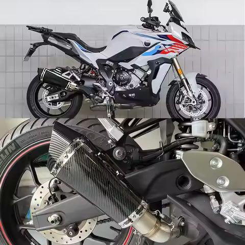 For BMW S 1000 51mm Motorcycle Exhaust R11 Muffler with DB killer XR 252R R25 Z400 Z900 MT07 MT09 ni