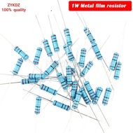 20pcs 1W Metal film resistor 1% 1R ~ 1M 2R 10R 22R 47R 100R 330R 1K 4.7K 10K 22K 47K 100K 330K 470K 