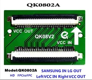 HD LVDS 30pin Coverter Panel T-Con Samsung to LG, LG to Samsung QK Series (Converter Soket Panel T-CON Samsung ke LG, LG ke Samsung HD LVDS 30pin)