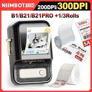 Niimbot 200dpiB21 300dpi B21PRO Maker Tag Price Portable Thermal Label Printer with White Photo Labe