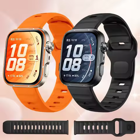 Sports Soft Silicone Strap for Huawei Watch Fit 5 Fit 5 Pro Comfortable Bracelet Wristband Huawei Wa