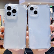 018 Shockproof Clear Case For iphone 16 16e 11 12 13 14 15 Pro Plus promax max/12mini/11pro/promax/6