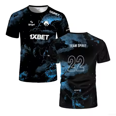 2025 Jersey T-Shirt Fashion Game Esports Player Donk Uniform Contest Men Tshirt Breathable Boy Train