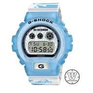 Casio G-Shock DW-6900RH-2 Limited Edition Rui Hachimura Collaboration Blue and White Resin Band Digital Watch Basketball