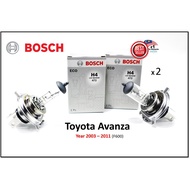(2 PCS) Bosch Headlamp HeadLight Light Bulbs for Toyota Avanza (F600), year 2003 - 2011