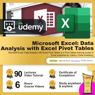 [Video Course] Microsoft Excel: Data Analysis with Excel Pivot Tables