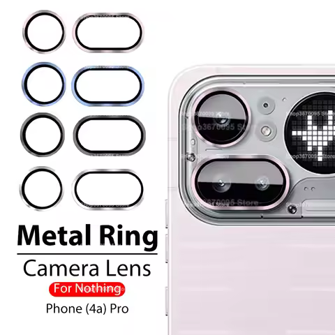 For Nothing Phone 4a Pro 3D Curved Camera Protective Glass NothingPhone(4a)Pro Metal Ring Lens Cover