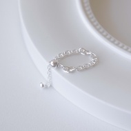 Moon _ Pig Nose String Adjustable Chain Ring 1015