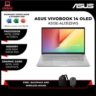 ASUS VIVOBOOK K513E-AL13125WS (I3-1125G4, 4GB, 512GB SSD, 15.6'' FHD OLED, SILVER-W11, H&amp;S)