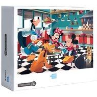 Ready Stock Mickey Mouse Jigsaw Puzzles 300/500/1000 Pcs Jigsaw Puzzle Adult Puzzle Creative Gift Super Difficult Small Puzzle Educational Puzzle