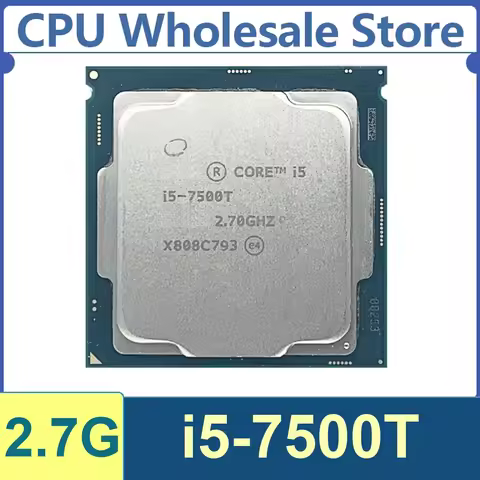 Intel Core i5-7500T 4 Core 4 Thread 2.70GHz 35W 6MB Cache 14nm LGA1151 SR337 DDR4-2133/2400 DDR3L-13