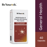 BENOURISH Multivitamins &amp; Minerals with Ginseng Plus Capsule 60s - 23 Essential Vitamins , Minerals &amp; Panax Ginseng