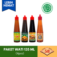 Saos 58 - BUNDLING WATI 135ML (MINYAK WIJEN. KECAP ASIN SAUS TIRAM KECAP IKAN)