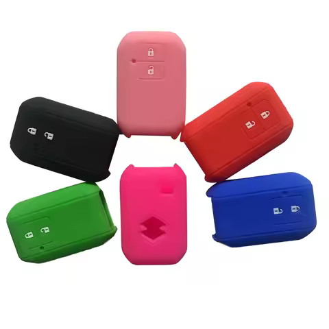 Silicone Case Car Key Cover For Suzuki Swift 2022 Wagon R Japanese Monopoly Remote Key Cover Cap Fob