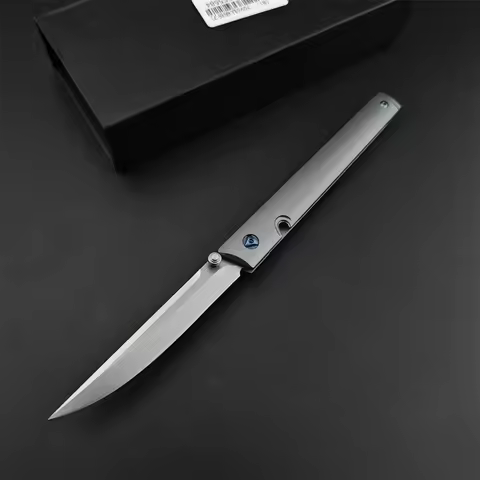 New 7096 CEO Folding Knife D2 Blade Titanium Alloy Handle EDC Outdoor Tactical Hunting Combat Milita