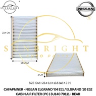 NISSAN ELGRAND '04 E51 / ELGRAND '10 E52 CABIN AIR FILTER