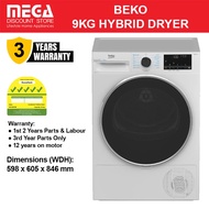 BEKO B5T4923RW 9KG HYBRID HEAT-PUMP DRYER (5 TICKS)