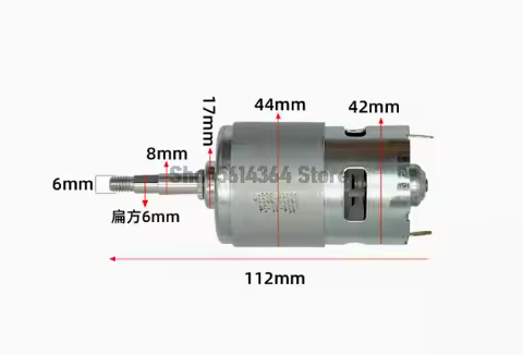 755 Lithium Battery Motor for Angle Grinder - 21V Brush Motor for 755/775 Models - Durable and Effic