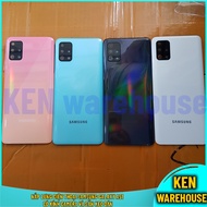 SS A51 SAMSUNG A51 Phone Back Cover with Orange Glass and Glue Ready - KEN warehouse