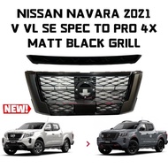 NISSAN NAVARA PRO 4X FRONT GRILL navara pro4x grill MATT BLACK GRILL pro 4x grill 4x4 Car Accessories