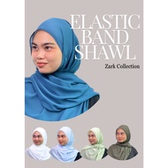 Shawl Chiffon Elastic Band Pinless