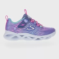 Skechers TWISTY BRIGHTS 燈鞋 女童休閒鞋-302321LLVMT 11 紫