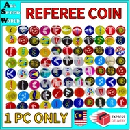 REFEREE COIN/TOS KOIN PENGADIL/PETANQUE KOIN/裁判挑边器挑边币