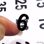 Transparent Adhesive Waterproof Number Sticker Number Sticker Size Sticker Number Sticker Serial Num