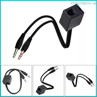YIN Female RJ9 Headset to Male 3 5mm Mobile Phone Adapter Converter Cable 35cm