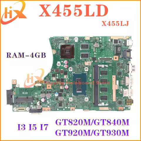 X455LJ Mainboard For ASUS X455LF X455LD X455L A455L X454L W409L F454L W419L Y483L Laptop Motherboard