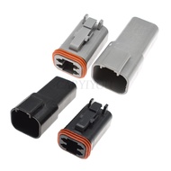 1 Set 4pin Deutsch DT Waterproof Male Female Electrical Connector Plug DT04-4P DT06-4S With Terminal