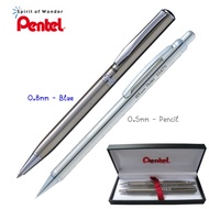 Pentel ปากกาลูกลื่น B810 + ดินสอกด SS475 เพนเทล พร้อมกล่องปากกา