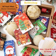 Combo of 10 cute mini A7 notepads for children as meaningful Christmas gifts